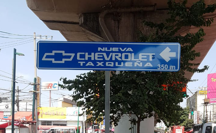 Señalamientos de destino, PSI